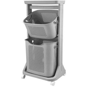 سبد رخت دو طبقه طرح بافت لیمون