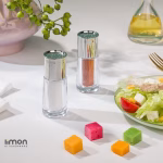 نمکپاش استوانه ای (درب طلایی _درب کروم) لیمون