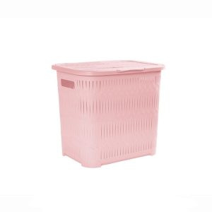 سبد رخت دربدار کوتاه طرح بامبو لیمون