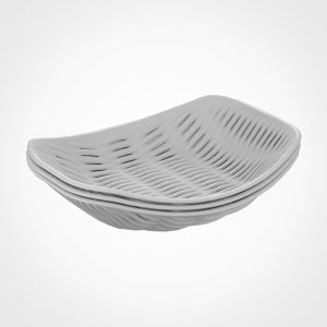 سبد نان و سبزی 3 عددی لیمون طرح بامبو