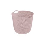 سبد رخت گرد طرح بافت لیمون