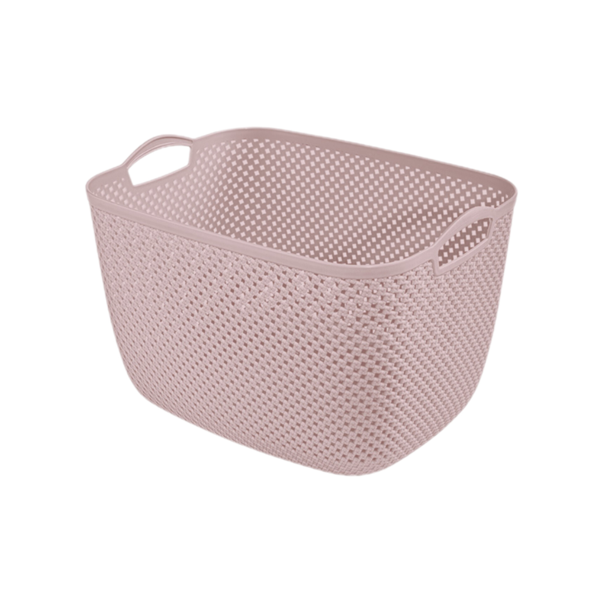 سبد رخت مستطیل بزرگ طرح بافت لیمون