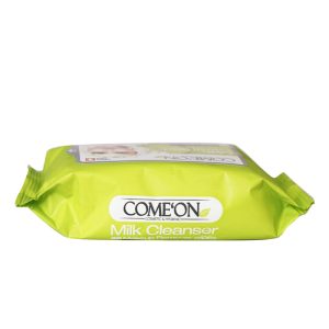 دستمال مرطوب شیر پاک کن 20 برگ کامان