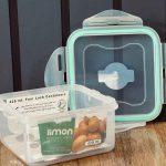 ظرف فریزری مربع 420 میلی لیتری لیمون