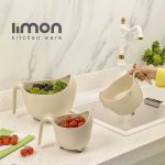 برنج شور دسته دار کوچک لیمون