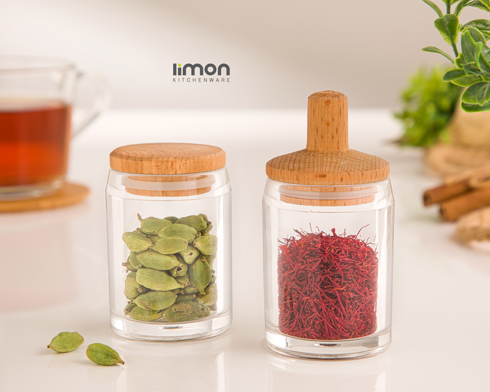 جا زعفران در چوبی لیمون