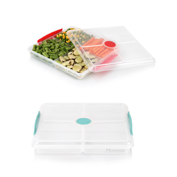 ظرف فریزری 4 خانه کوچک هوم کت