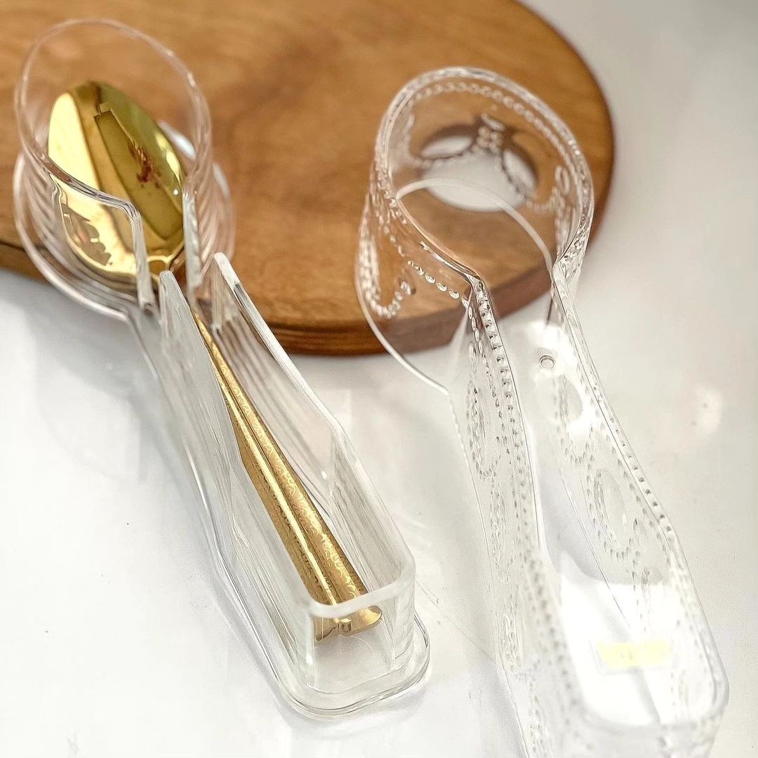 جا قاشق و چنگال اکرولیک لیمون