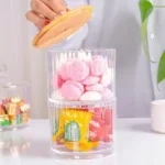 شکلات خوری 2 طبقه درب چوبی هوم کت