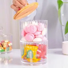 شکلات خوری 2 طبقه درب چوبی هوم کت