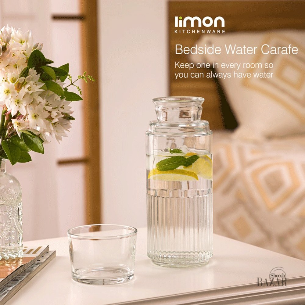 بطری و لیوان 800 میلی لیتر شب لیمون