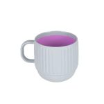 لیوان دو رنگ هاشور دار سایز 2 زیباسازان