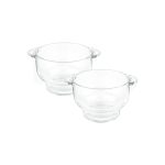 کاسه سوپ خوری جفتی شیشه ای لیمون