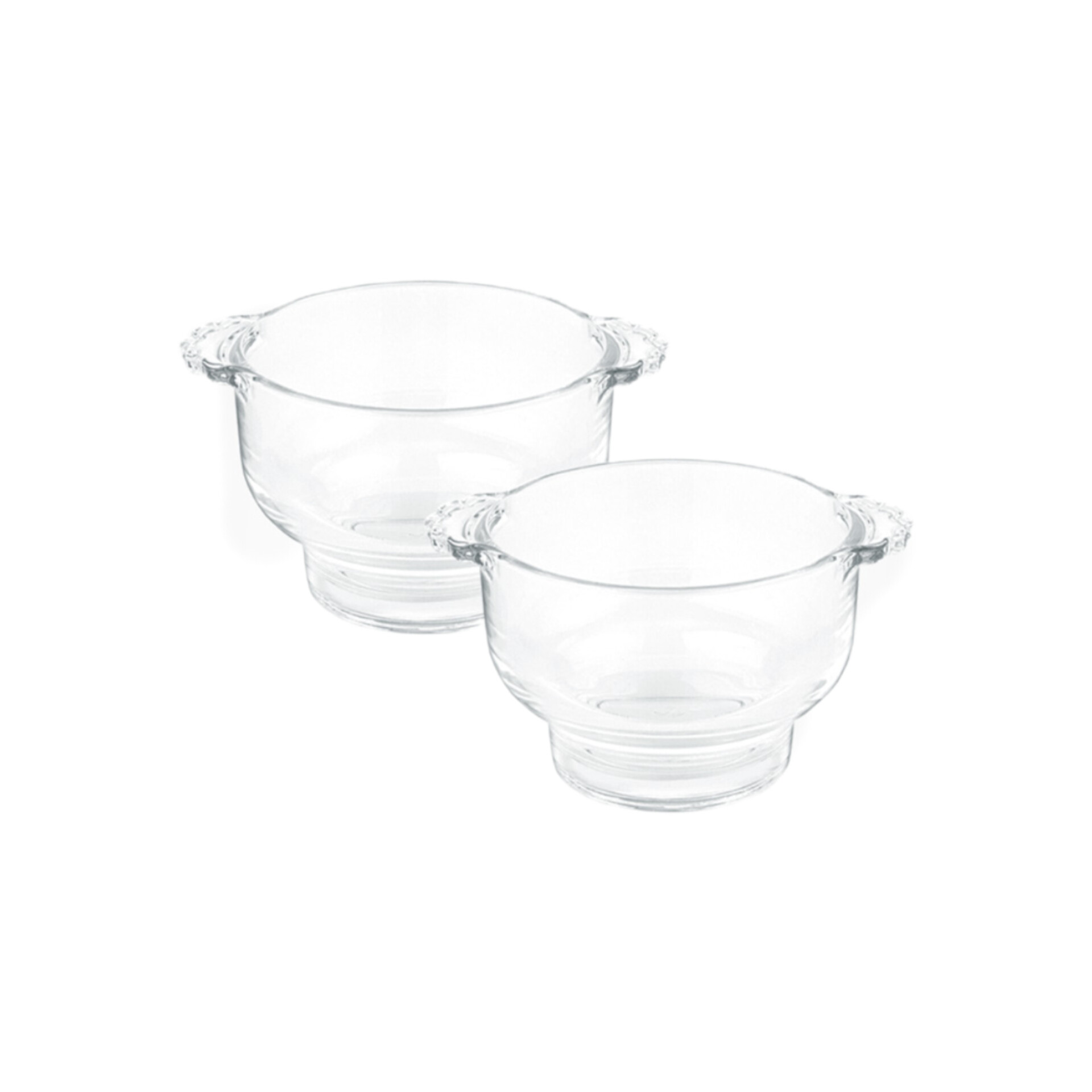 کاسه سوپ خوری جفتی شیشه ای لیمون