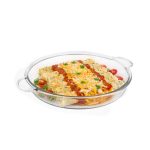 تابه گرد شیشه ای 1/9 لیتری لیمون