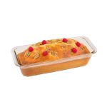 تابه مستطیل شیشه ای 1/7 لیتری لیمون