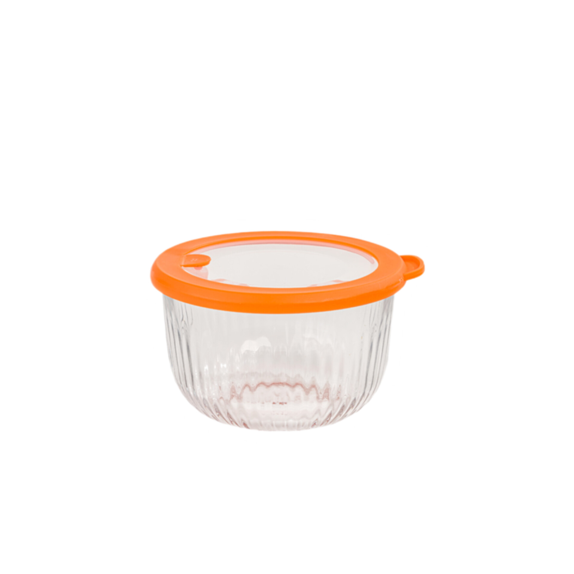 کاسه گرد شیشه ای دردار شیاردار 970 لیمون