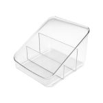 نظم دهنده رومیزی شفاف سه خانه لیمون