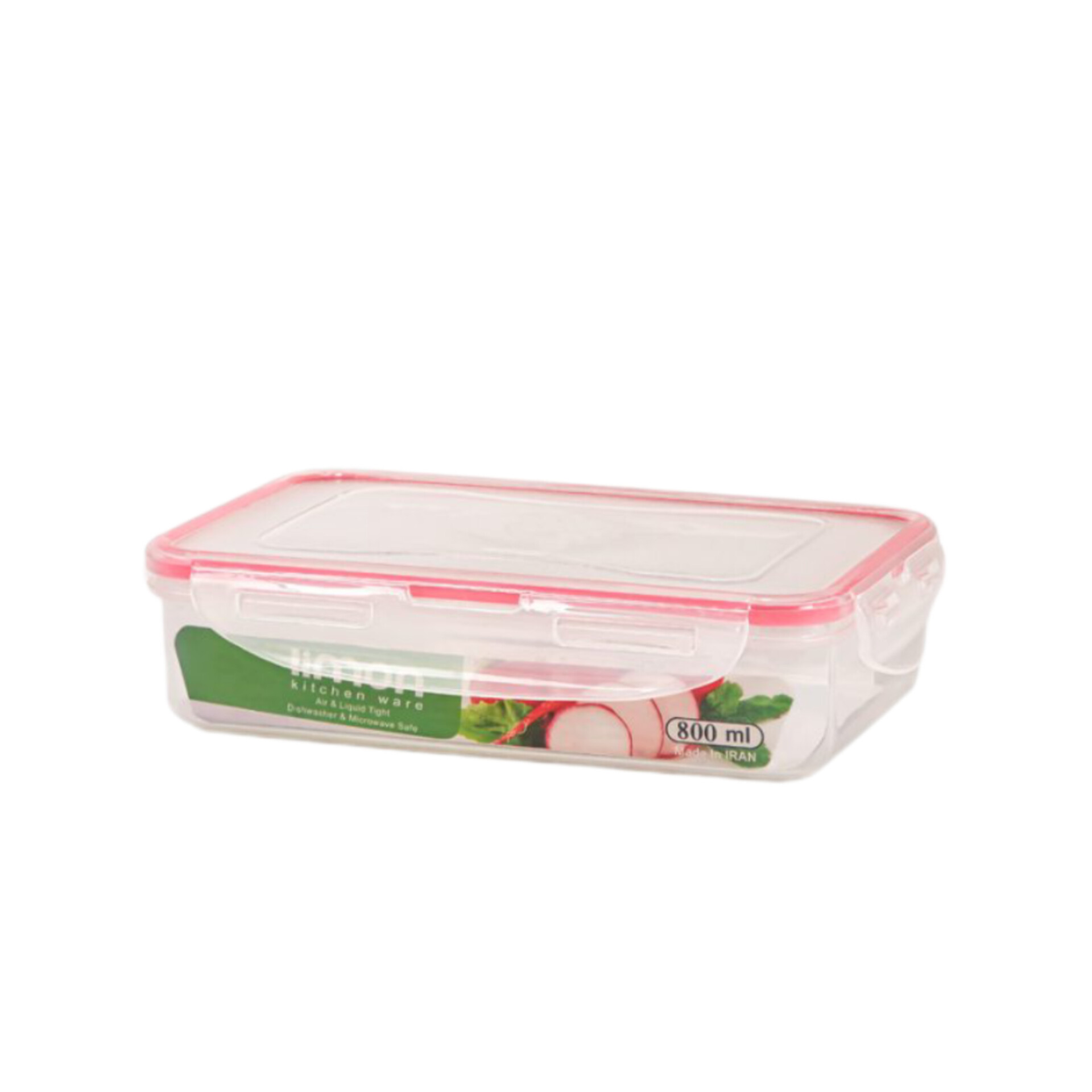 ظرف فریزری مستطیل 800 میل لیمون