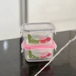 ظرف فریزری مستطیل 180 میل لیمون