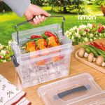 باکس مسافرتی 5 لیتری با مخزن یخ لیمون