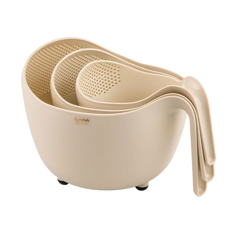 ست برنج شور دسته دار لیمون