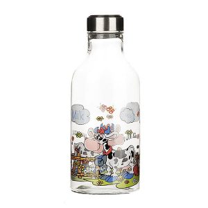 بطری شیر بیضی استیل زیباسازان