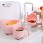 ست برنج شور دسته دار لیمون