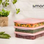 ظرف فریزری سه عددی مدل نسترن لیمون