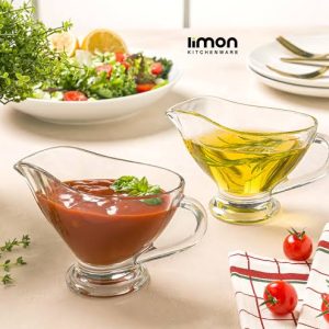 سس خوری شیشه ای دسته دار لیمون
