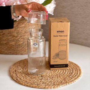 بطری و لیوان 550 لیتری شب لیمون