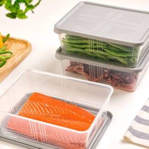 ظرف مستطیل 2/5 لیتر 3 عددی لیمون