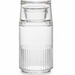 بطری و لیوان 550 لیتری شب لیمون