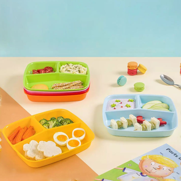 بشقاب سه خانه لیمون