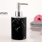 جا مایع استوانه ای طرح ماربل لیمون