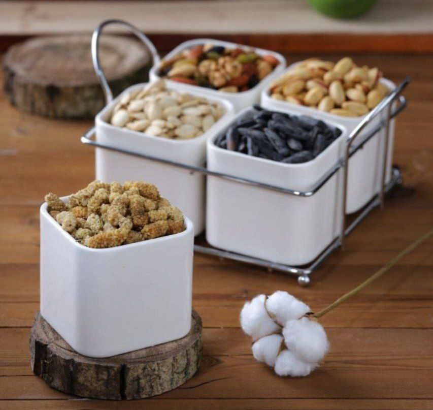 اردو خوری چهار قلو سرامیکی کارولین