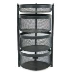 سبد سیب زمینی و پیاز توری گرد 3/5طبقه آسمان