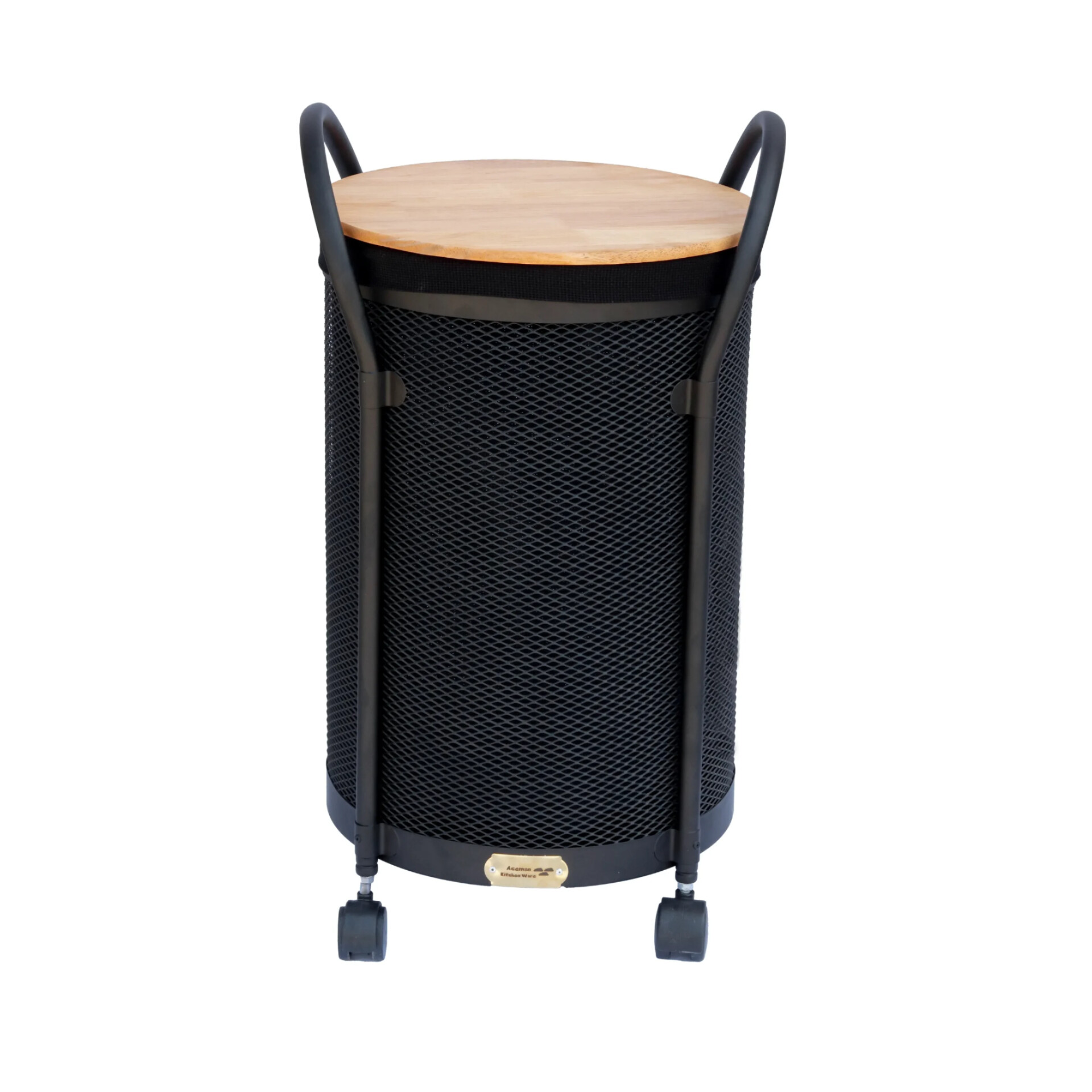 سبد لباس چرخشی گرد درب چوبی آسمان