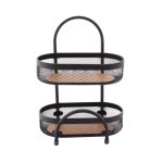 سبد سیب زمینی و پیاز 2طبقه توری بیضی آسمان