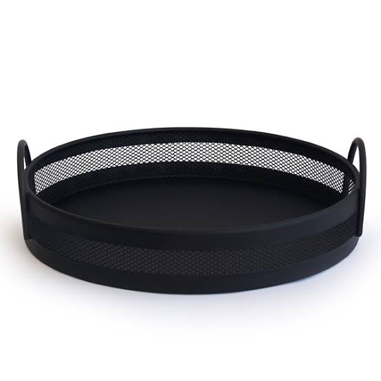 سینی دسته دار طرح توری کد 634 آسمان