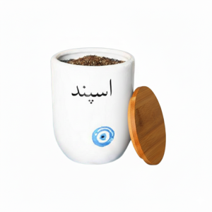 بانکه سرامیکی اسپند گرد بزرگ کارولین